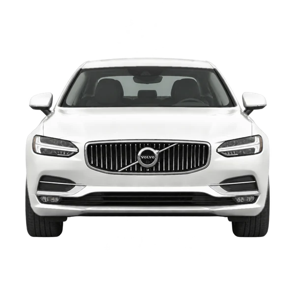 Volvo S90 2017 blanc, vue avant