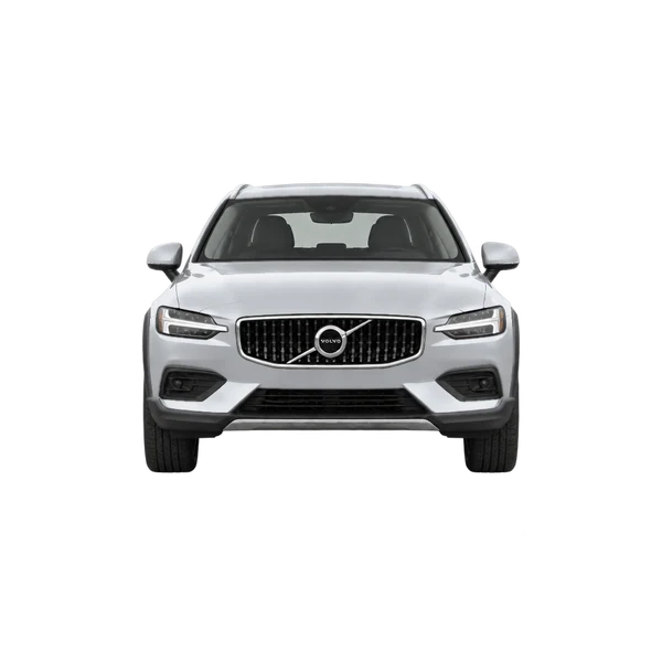 Volvo V60CC 2026 باللون فضي، منظر أمامي