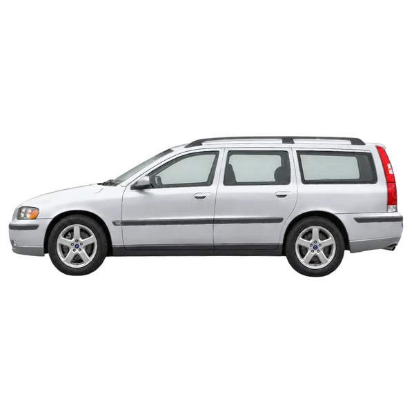 2002 Volvo V70 in Silber, Ansicht: Seite (nach links gerichtet)