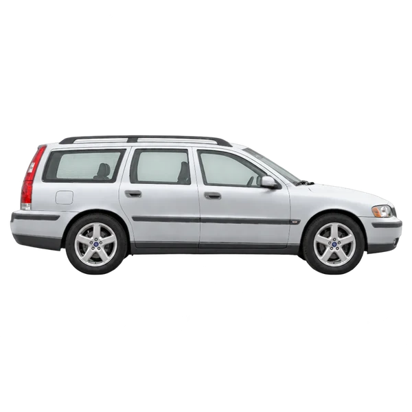 2002 Volvo V70 in Silber, Ansicht: Seite (nach rechts gewandt)