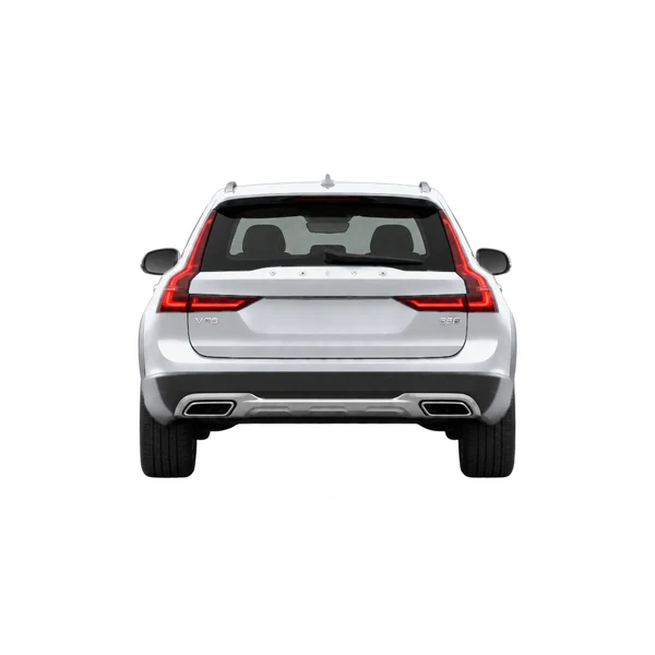 2026 Volvo V90CC in Silber, Ansicht: Heck