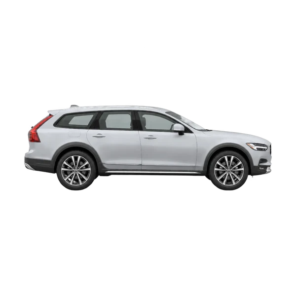 2026 Volvo V90CC in Silber, Ansicht: Seite (nach rechts gewandt)