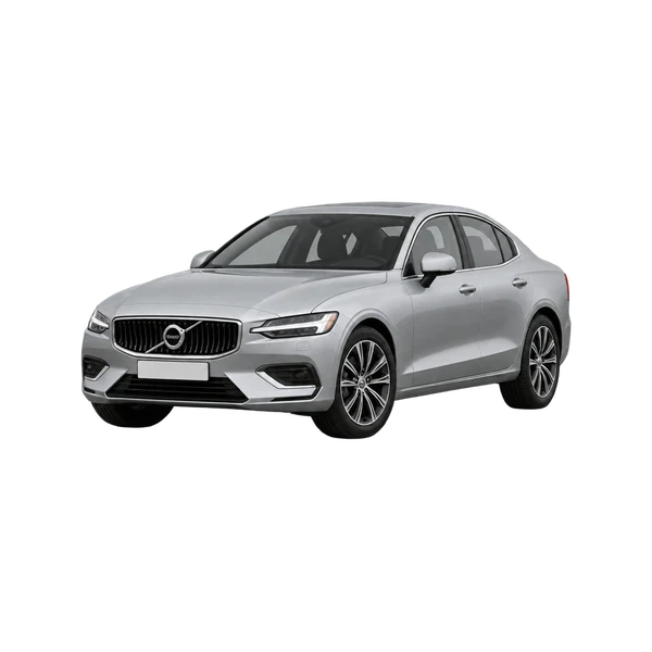 Volvo VT 2021 en plateado, vista frontal tres cuartos (hacia la izquierda)