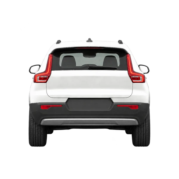 2020 Volvo XC40 in weiß, Ansicht: Heck