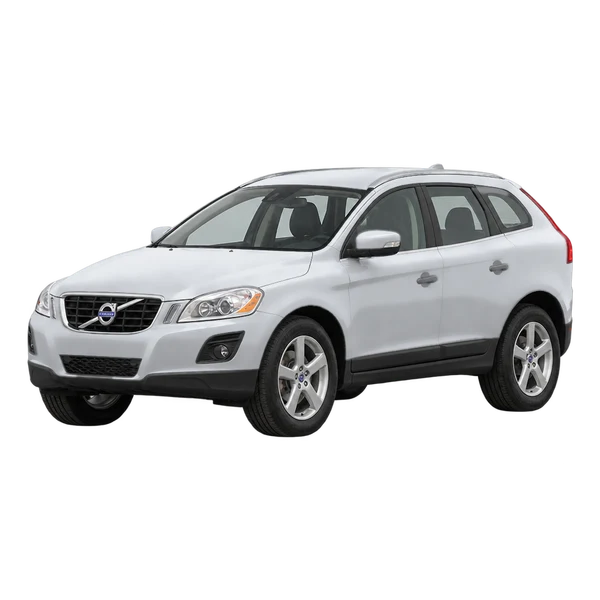 Volvo XC60 2011 argent, vue trois-quarts avant (orienté vers la gauche)