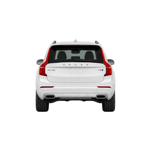 Volvo XC90 2015 en blanco, vista trasera