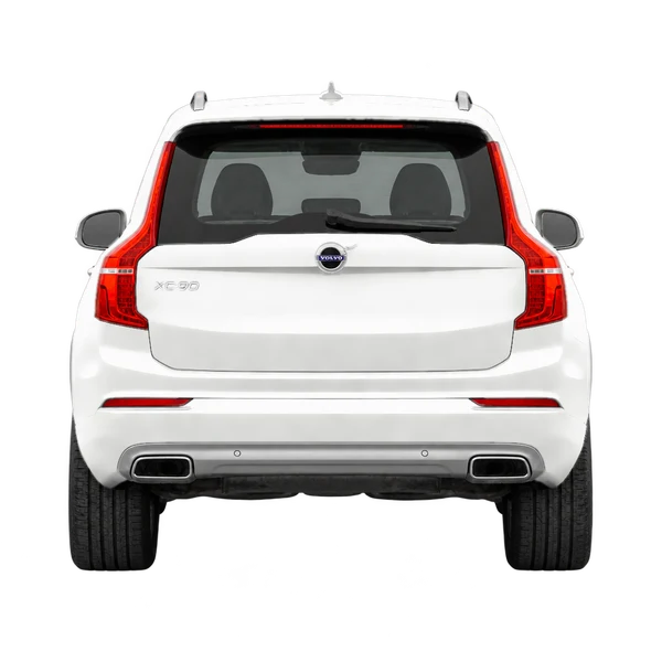 Volvo XC90 2018 blanc, vue arrière
