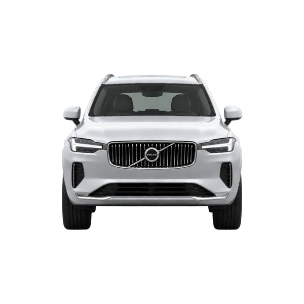 Volvo XC90 2026 en plateado, vista frontal
