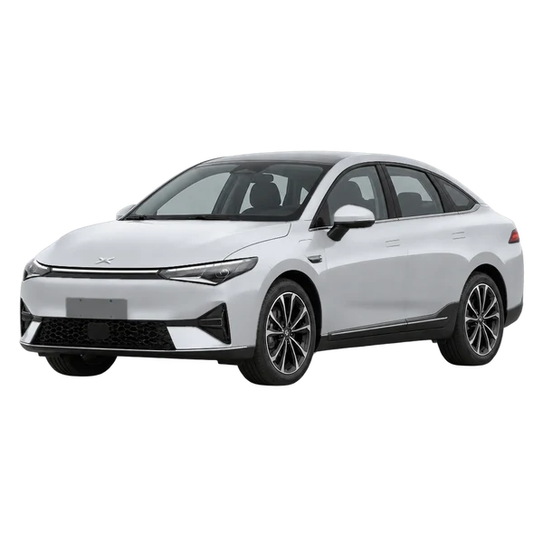 2022 XPENG P5 — Front three-quarter (facing left), silver